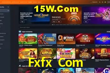 Interface moderna da plataforma Fxfx Com